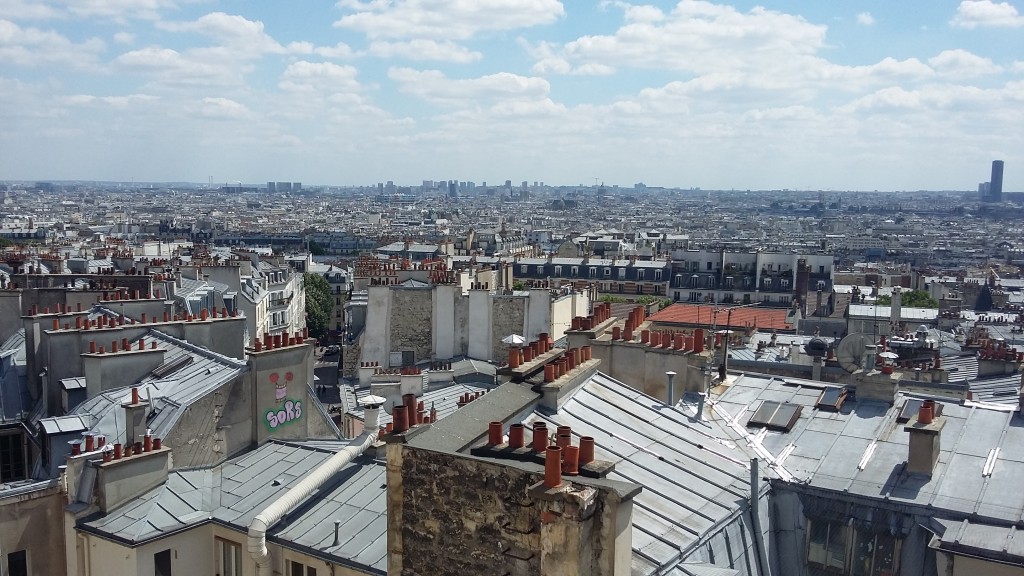 Vue panoramique sur Paris 